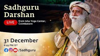 Live - Sadhguru Darshan on New Year's Eve - on 31 Dec | 6:30 PM IST