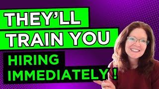 HIRING IMMEDIATELY ! Work From Home Jobs With Training (Includes A CHAT Job!)