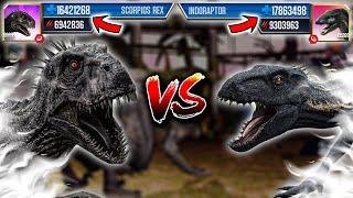 HYBRID X BATTLES in JURASSIC WORLD THE GAME!