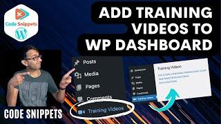 Code Snippets - Add Training Videos to WordPress Media Library