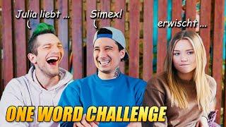 One Word Challenge x JULIA BEAUTX x REZO x JU mit Next Level Regeln, die aber auch nichts bringen