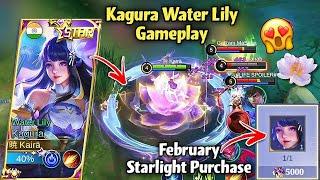 Kagura Water Lily Purchase + Review gameplayAnnual Starlight Skin