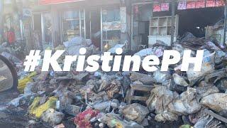 Garbage and mud remaining in Naga City after Storm Kristine/Trami (09 November 2024)