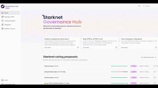 Как заделигировать голоса валидатору сети. Активности в сети Starknet.