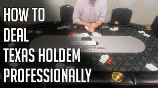 How To Deal Texas Holdem Poker Professionally - Texas Holdem Poker Dealing Training Video