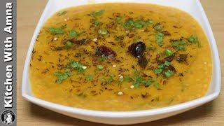 Restaurant Style Moong Dal Tadka Recipe - Dhaba Style Yellow Dal Recipe - Kitchen With Amna