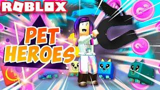 #Roblox#obby#PET HEROES. Растим петов и сражаемся с непонятными