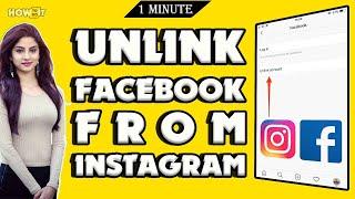 How to unlink Facebook from Instagram 2024 | Skill Wave