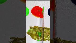 Unique different Three color mixing video #satisfying  #colormixing #art #colortheory#colorfulmixing