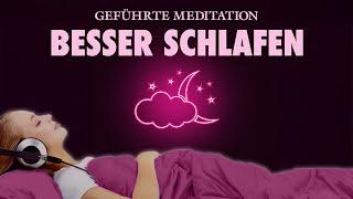 Besser schlafen - Im Schlaf negative Gedanken loslassen | Meditation