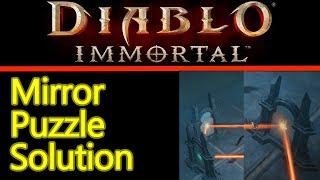 Diablo Immortal mirror puzzle solution guide