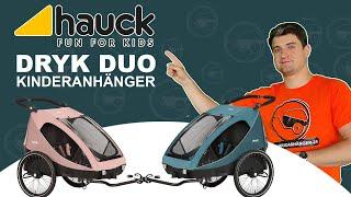 HAUCK DRYK DUO | Der Kinderanhänger für 2 Kids vorgestellt | Fahrradanhänger Vorstellung, Funktionen