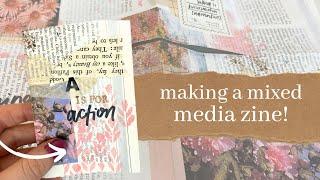 Make a mixed-media zine with me! 