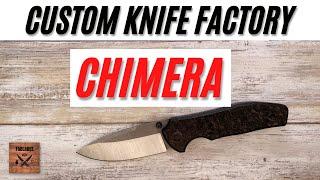 Custom Knife Factory CKF Yeti Chimera Pocketknife. Fablades Full Review