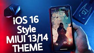 iOS 16 Style Miui 13/14 Theme For Any Xiaomi Devices | New Unlock Animation Theme | #ios16 #miui14