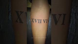 Roman Numerals Tattoo | Minimal Bold Ink | 31 Tattoo Studio