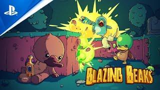 BLAZING BEAKS GAMEPLAY ON PS5 | Roguelike Game