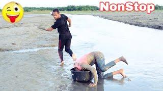 Must Watch Funny  Comedy Video 2020 Non stop part-6 || Bindas fun bd ||