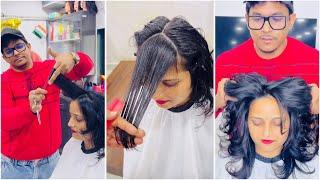 How to butterfly  layer haircut tutorial