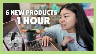 Watch Me Make 6 New Products in 1 HOUR ⏱️ / Small Business Diaries / Holiday Prep & Crochet Vlog 