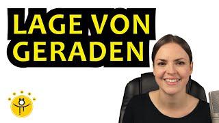 LAGE VON GERADEN im Raum – Lagebeziehung, analytische Geometrie, Vektoren