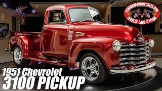 1951 Chevrolet 3100 Pickup For Sale Vanguard Motor Sales #1170