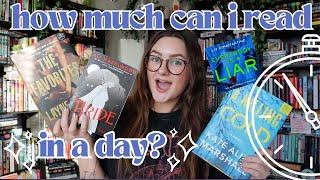 24 HOUR READING VLOG | 2025 new releases, a new favorite, thriller rants & a 24 hr readathon