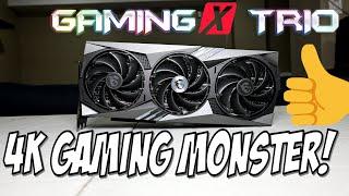 MSI RTX 4090 Gaming X Trio Review - Gaming Benchmarks, Ray Tracing, Thermals, Power Consumption