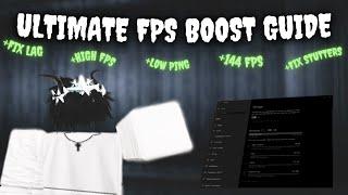  The Ultimate FPS BOOST Guide for ROBLOX | Increase FPS, Fix Lag & Optimize Windows 