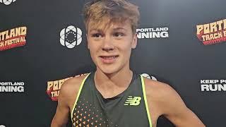 High Schooler Tayvon Kitchen Cracks 14:00 in Portland Track Festival 5000m [Interview]