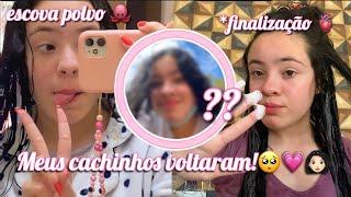 Spa day! ‍️ meus cachinhos voltaram!‍+finalização escova polvo   {Canal Sophia Lima}