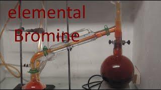 The preparation of bromine from a bromide salt