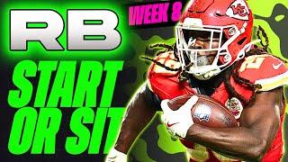  WEEK 8 RB MUST Start/Sit Analysis!  | 2024 Fantasy Football Advice