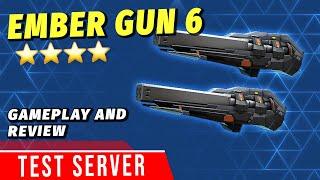 Testing Ember Gun 6 | Test Server Weapon Review | Mech Arena