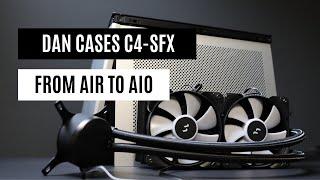 Water cooled DAN Cases C4-SFX Build - AiO Style (Fractal Design Lumen S24 RGB)