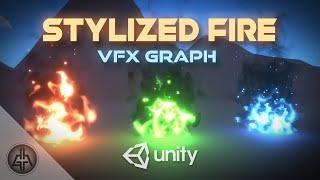 STYLIZED FIRE in Unity VFX Graph Tutorial