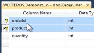 Creating Primary and Foreign Keys in SQL Server 2012