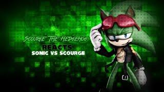 Scourge Reacts to - Sonic VS Scourge (pivot sprite battle)