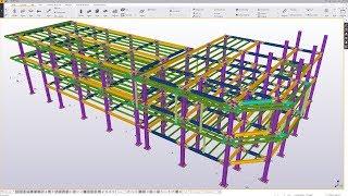 74 Topengineer.ru models. BIM Tekla Structures.