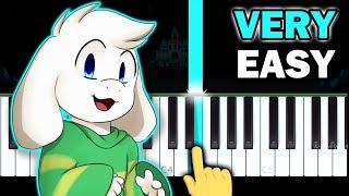 Undertale - His Theme - VERY EASY Piano tutorial