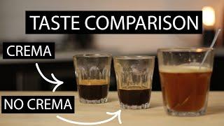 Coffee Crema Taste Comparison | Gaggia Classic