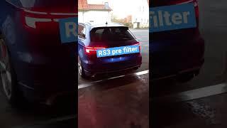 Audi RS3 8V sound without particle filter #shorts #audi