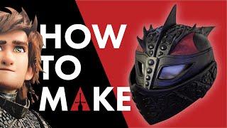 How to Make Hiccup Dragon Scale Helmet from HTTYD3