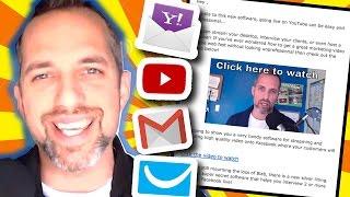 Video Email - How to embed YouTube videos in any email program