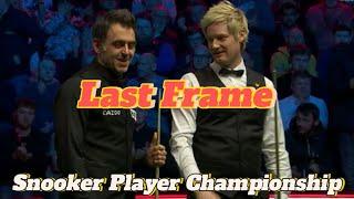 Ronnie O Sullivan VS Robertson ( Last frame ).Full Match Highlights. snooker player Championship.