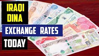 Today  Iraqi Dinar Currency Exchange Rates October 21,2023