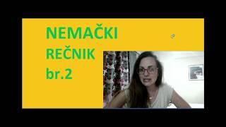 Prvih 1000 reči na NEMAČKOM - REČNIK BR. 2  | OSNOVNE REČI OBJAŠNJENE U PROSTIM REČENICAMA