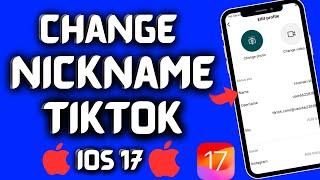 How to change nickname on tiktok before 7 days | Change tiktok nickname before 7 days (2023) |