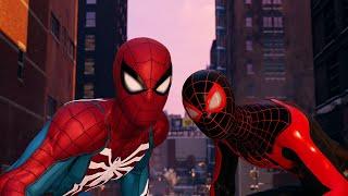 Spider-Man: Miles Morales PC - All Peter Parker Scenes with his Marvel's Spider-Man 2 Suit