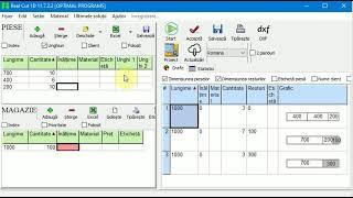 Real Cut 1D 11 - funcționalități de bază. Interfață în limba Română.